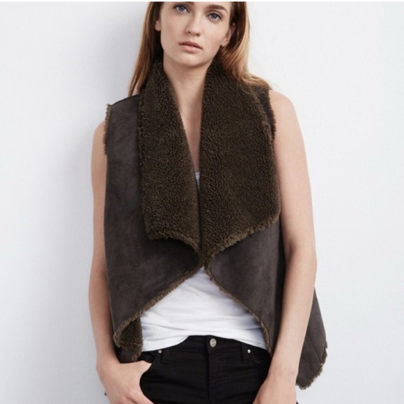 Velvet by Graham & Spencer Jackets & Blazers - Velvet by Graham and Spencer Sherling Vest